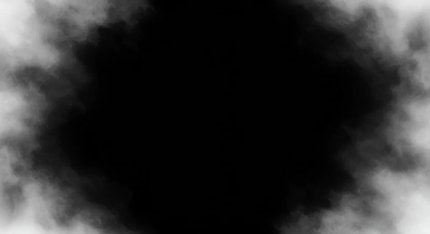 Symmetrical Dark Smoke Border Frame with Central Black Space