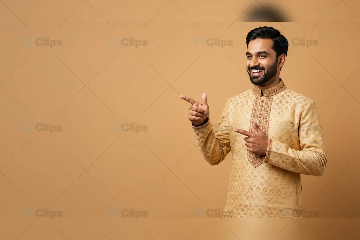 Modern Gentleman in Classic Indian Ensemble