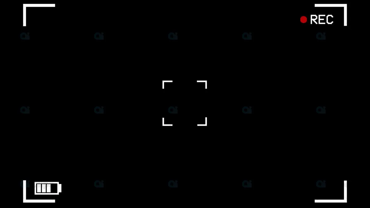 Camera Viewfinder Overlay with Recording Indicator - Motion Graphic ...