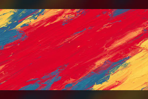 Colorful Abstract Paint Stroke Background