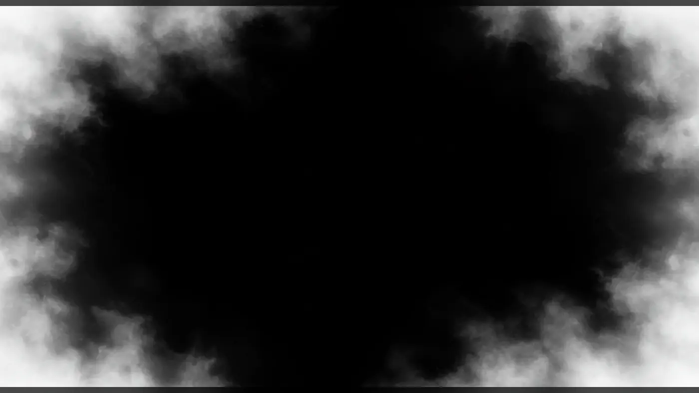 Dark Smoke Border Texture with Central Black Empty Space