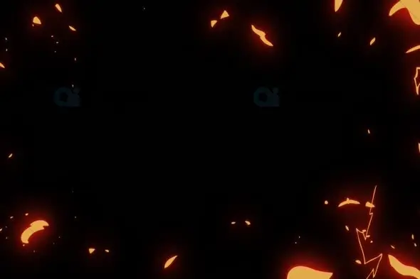 Fiery Particle Explosion Animation
