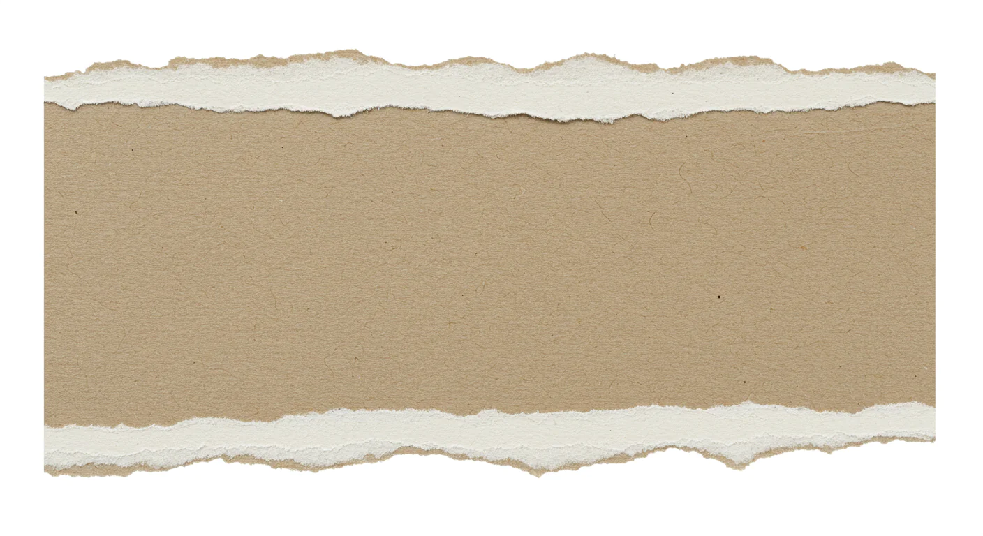 Realistic Torn Paper Edge Texture for Scrapbook and Design Projects