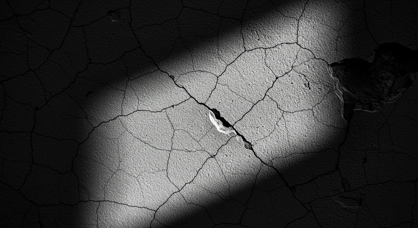 Cracked Wall Texture with Dramatic Light Shadow Overlay