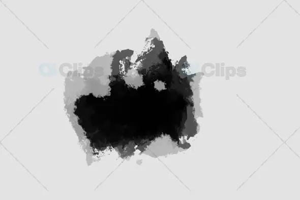 Grayscale Ink Splash Animation