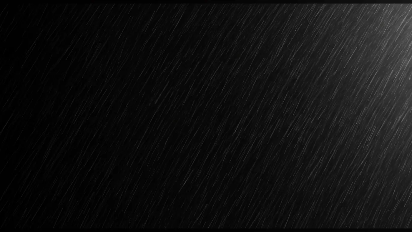 Cinematic Rainfall Texture Overlay with Smooth Gradient