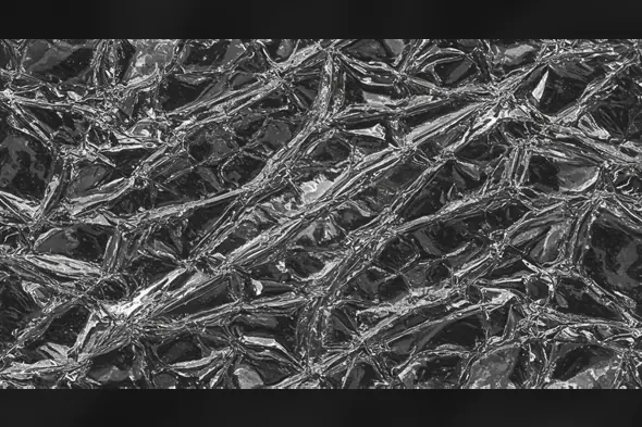 Dark Metallic Crinkled Foil Texture for Luxury and Sci-Fi Designs