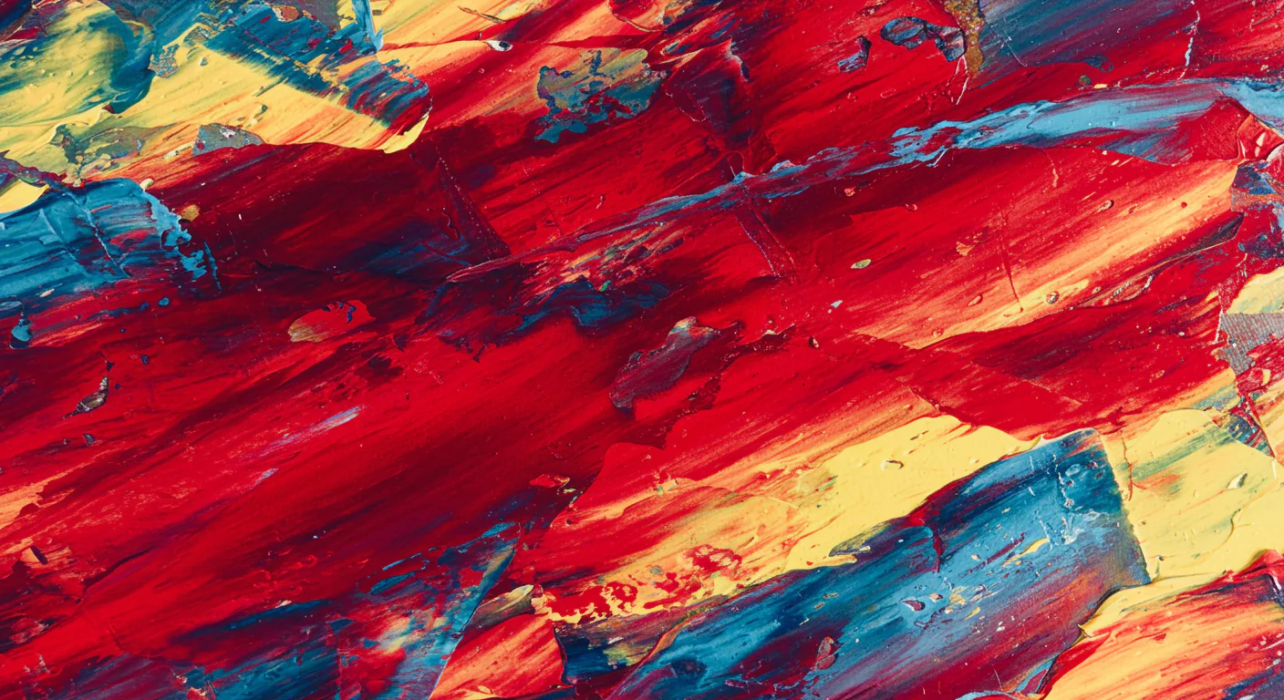 Bold Acrylic Brush Multicolor Abstract Background