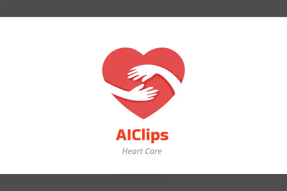 Heart Embrace Logo Design for Health, Wellness, and Medical Care Services