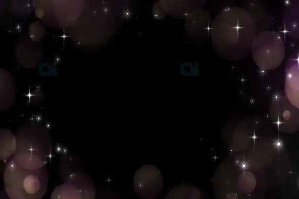 Golden Star Trophy with Sparkling Background