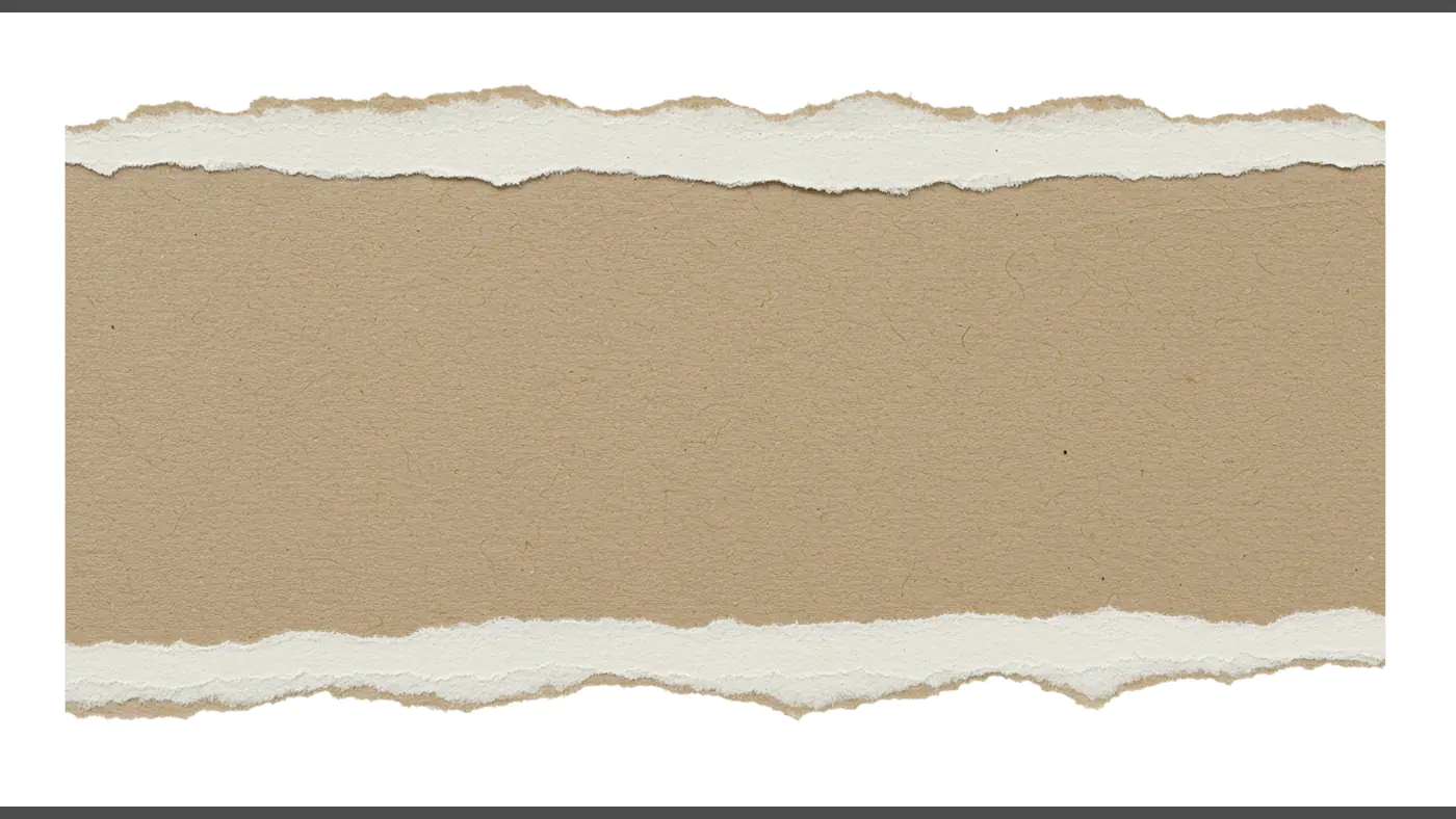 Realistic Torn Paper Edge Texture for Scrapbook and Design Projects