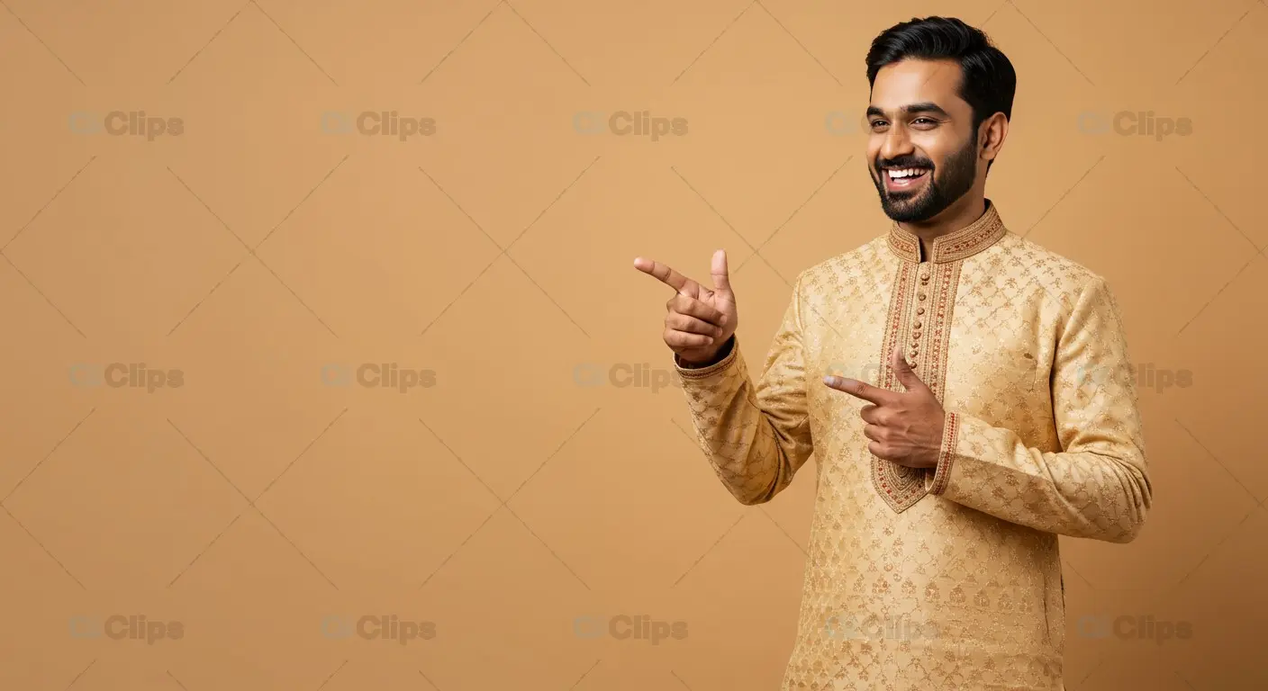 Modern Gentleman in Classic Indian Ensemble