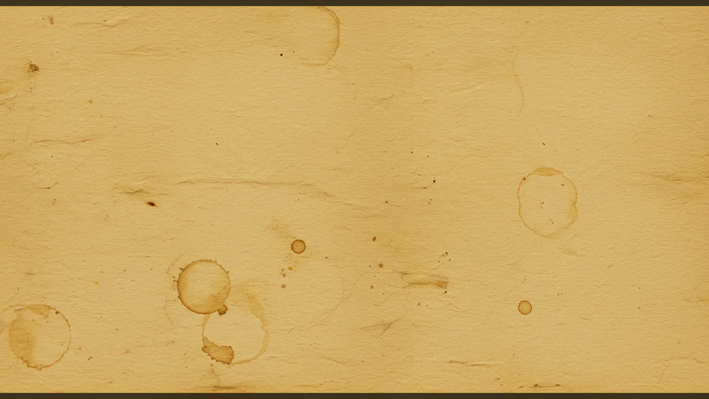 Vintage Coffee-Stained Paper Texture Grunge Background