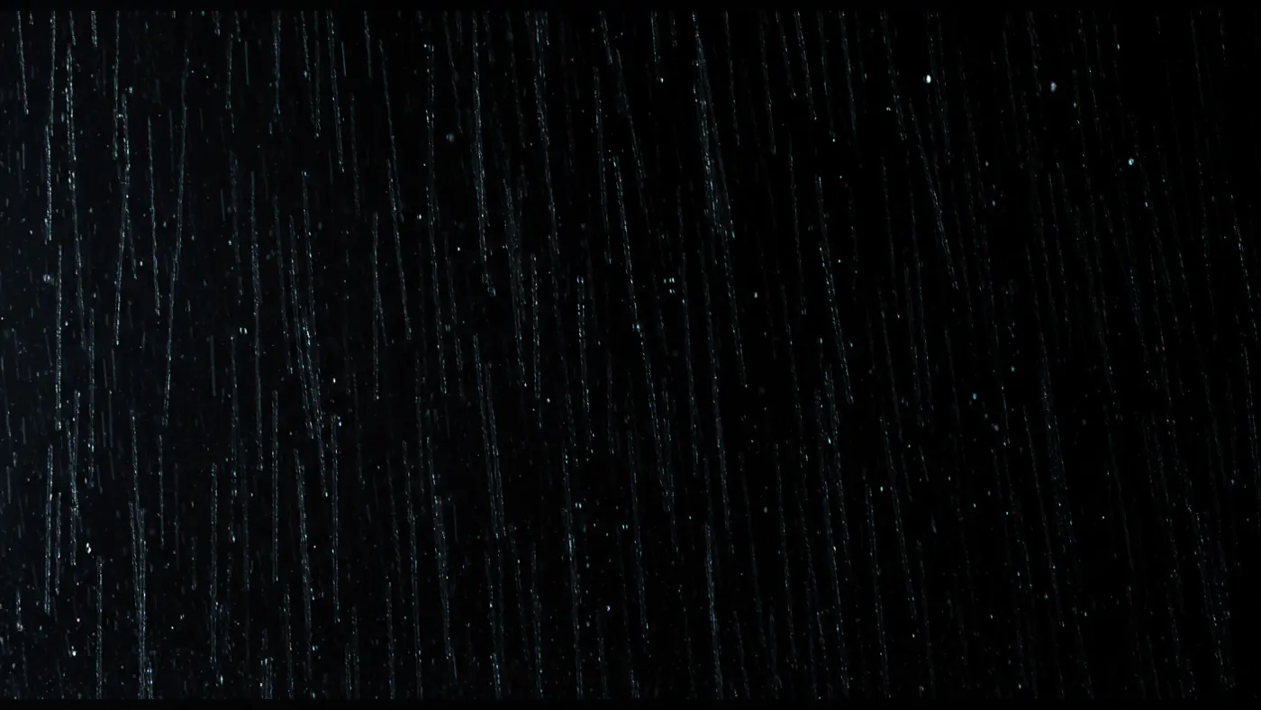 Realistic Rain Texture Overlay with Vertical Light