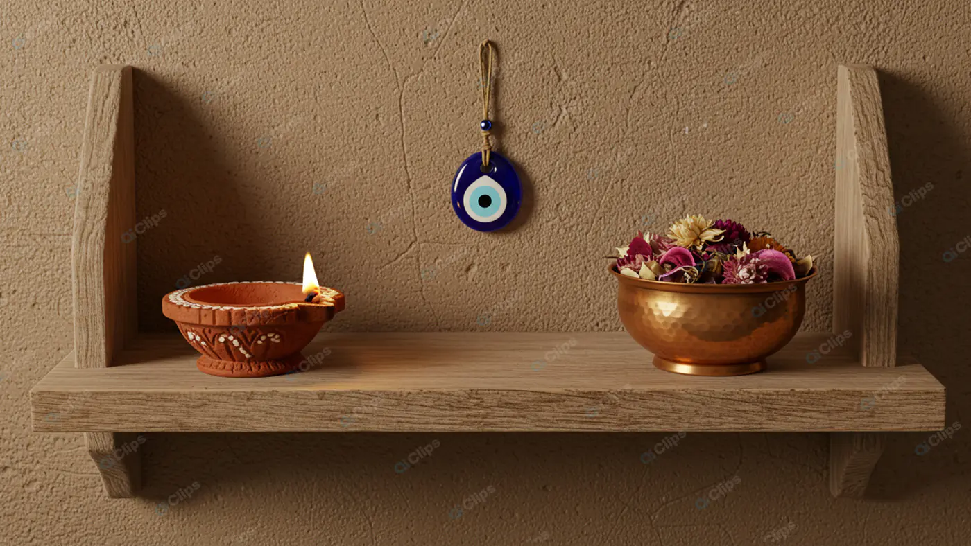 Spiritual Home Decor Shelf