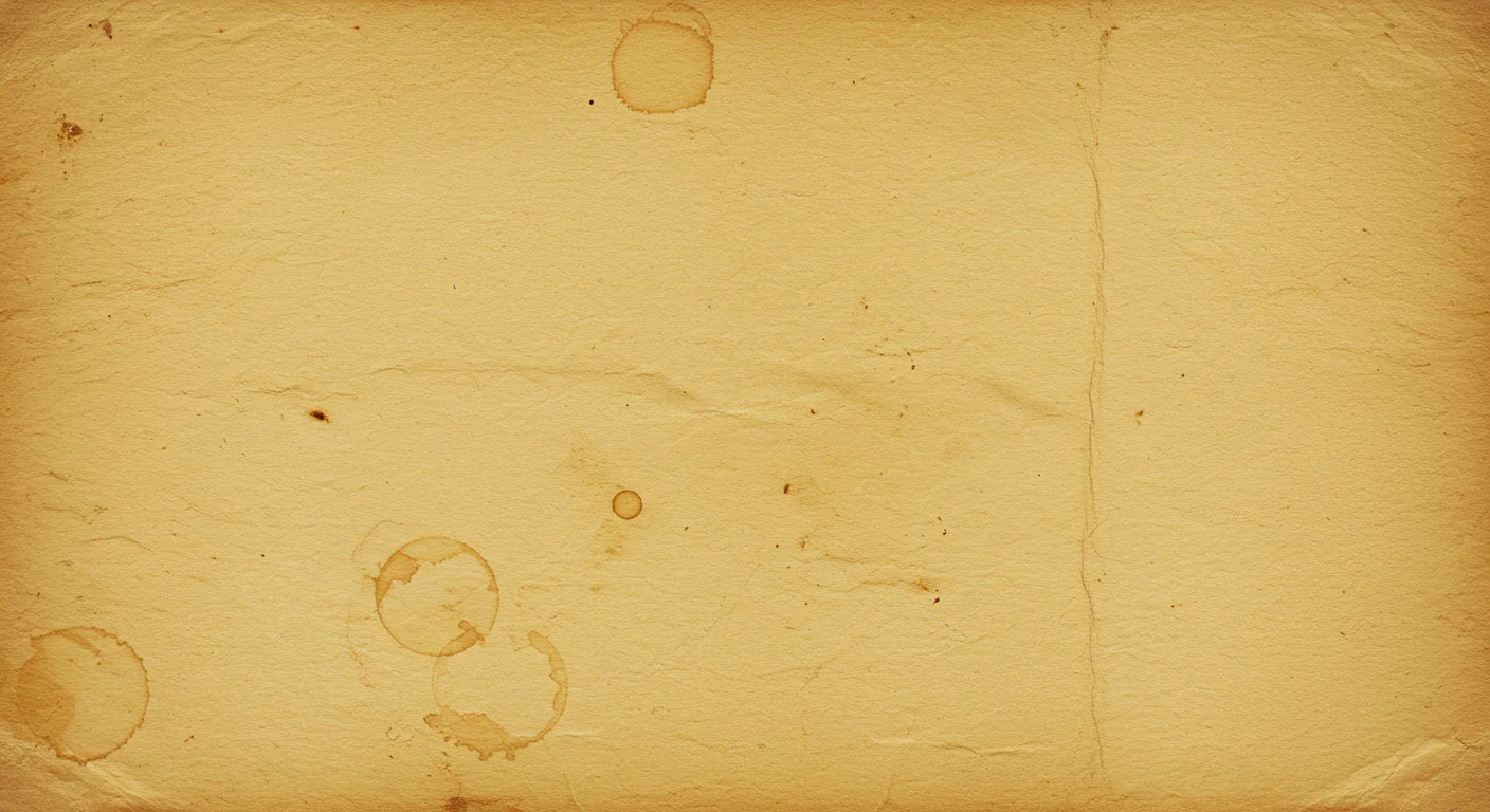Old Vintage Paper Texture with Soft Coffee Ring Stains