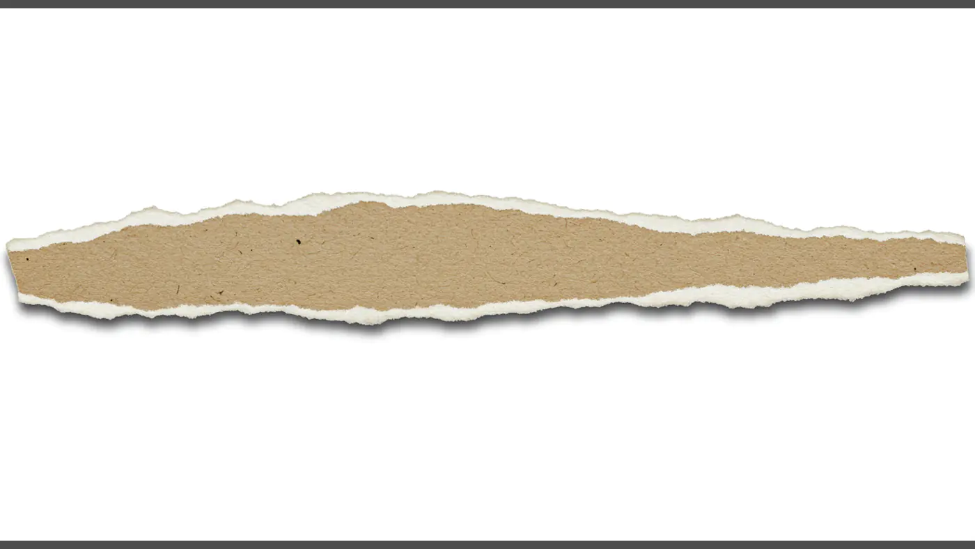 Organic Torn Paper Strip Texture for Creative Projects