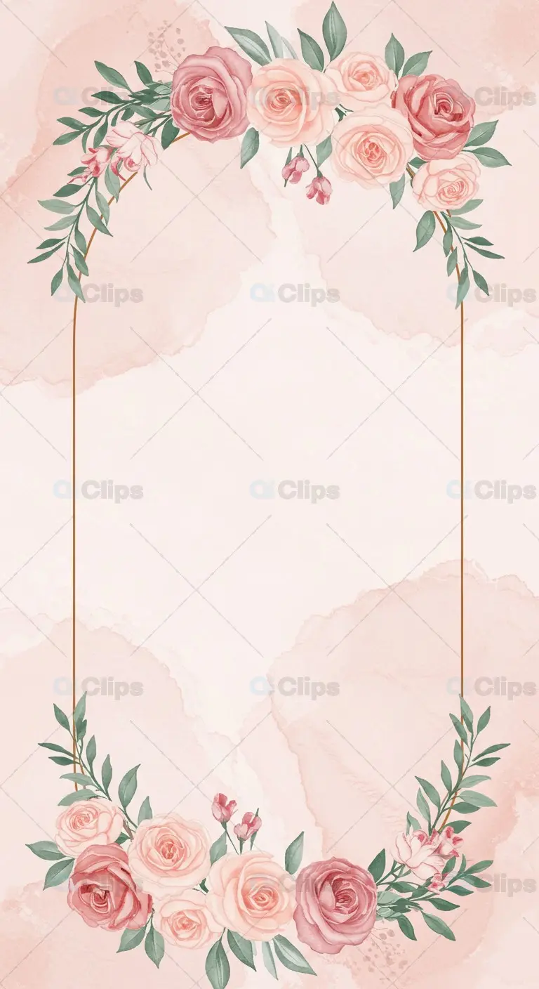 Elegant Pink Floral Background