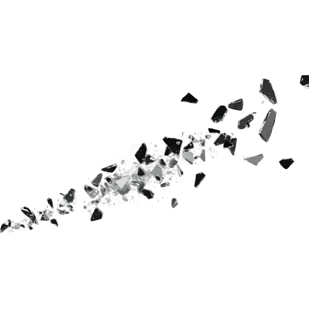 Shattered Glass PNG Thin Diagonal Line – Broken Glass Effect