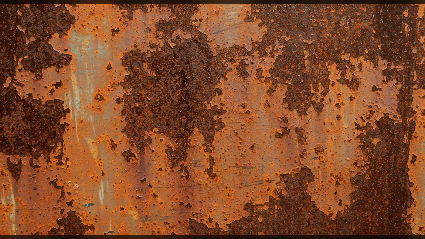 High-Resolution Corroded Metal Texture