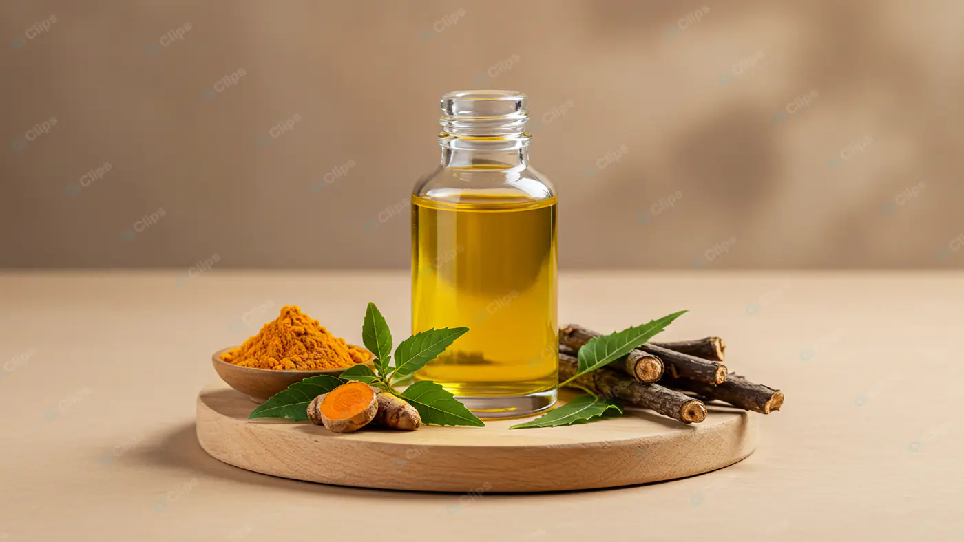 Neem Oil and Turmeric Wellness Set