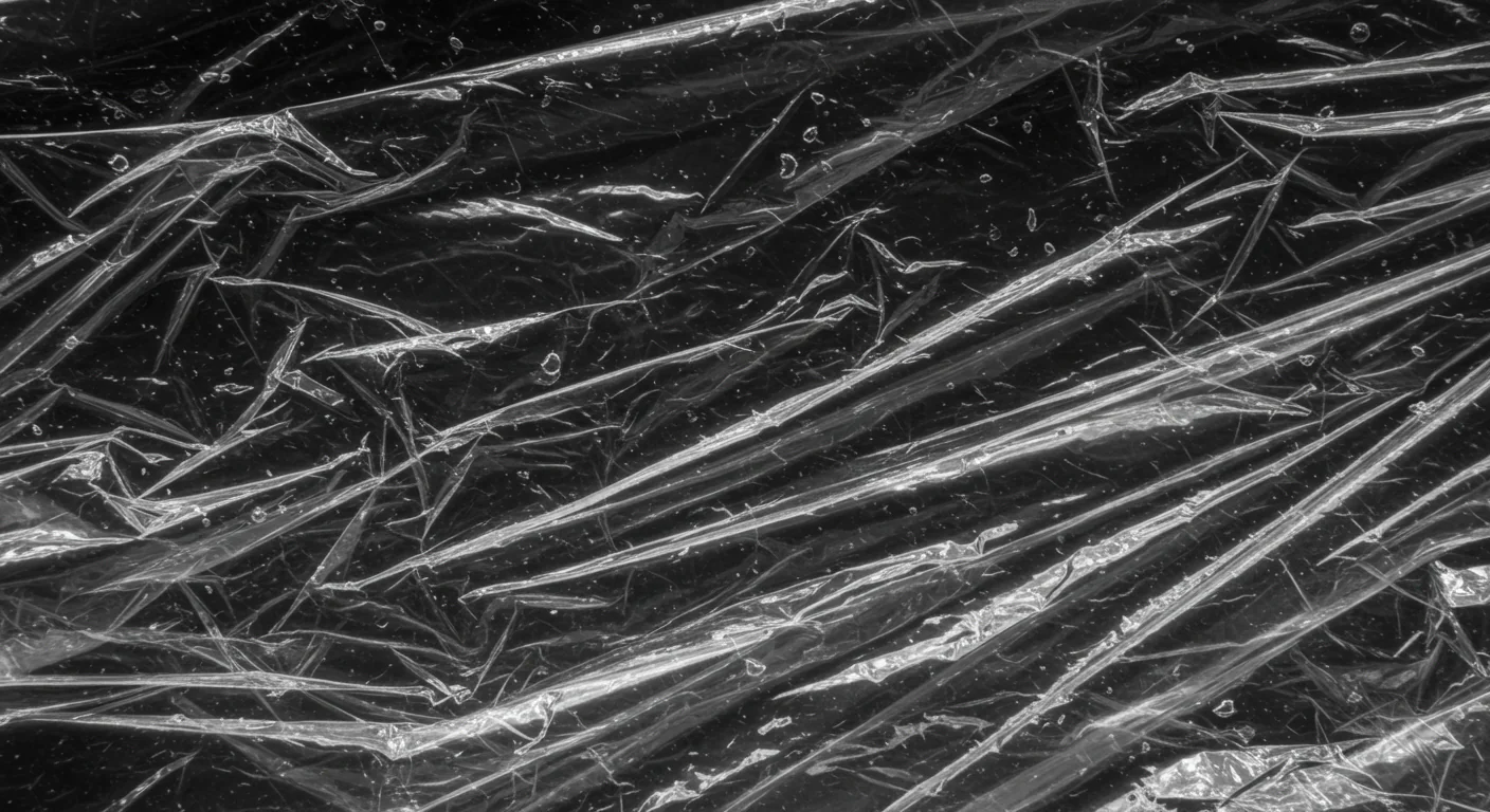 Transparent Wrinkled Plastic Texture
