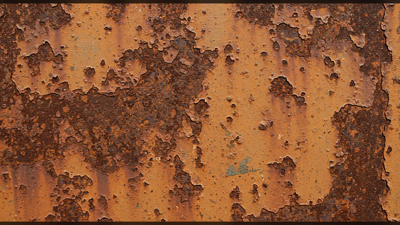 Peeling Rust Texture Background