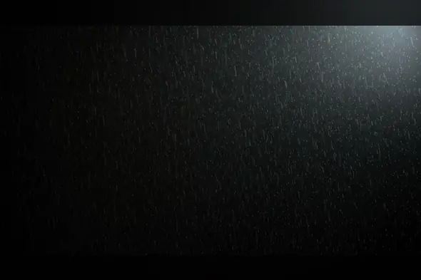 Realistic Rainfall Texture with Top-Right Light Glow