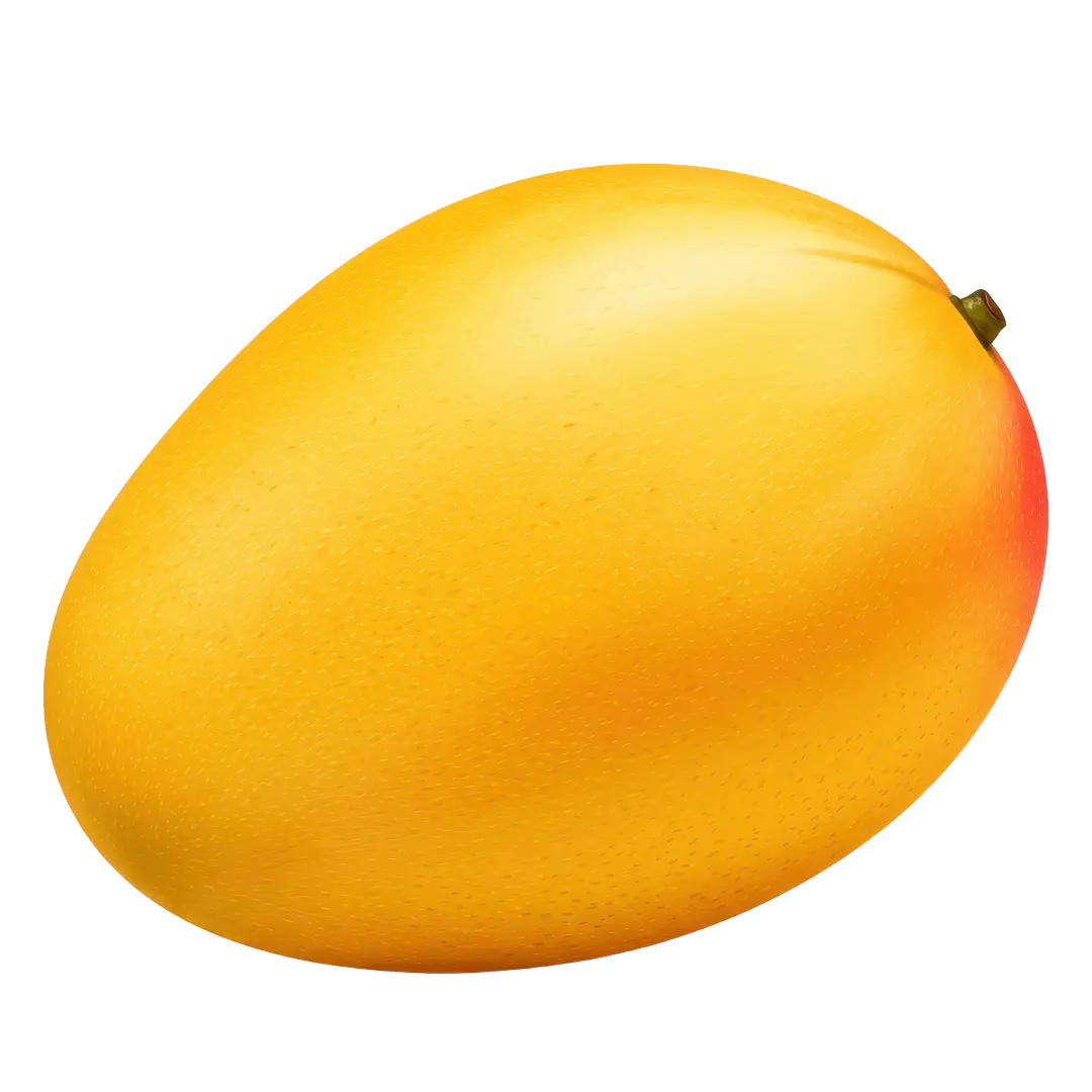 Fresh Alphonso Mango with Golden Yellow Skin