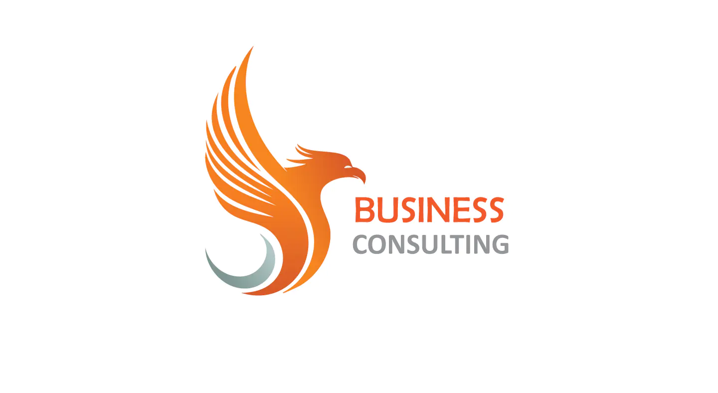 Rising Phoenix Bird Logo for Business Consulting and Corporate Branding