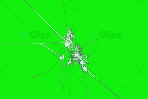 Realistic Glass Shatter Effect on Green Screen