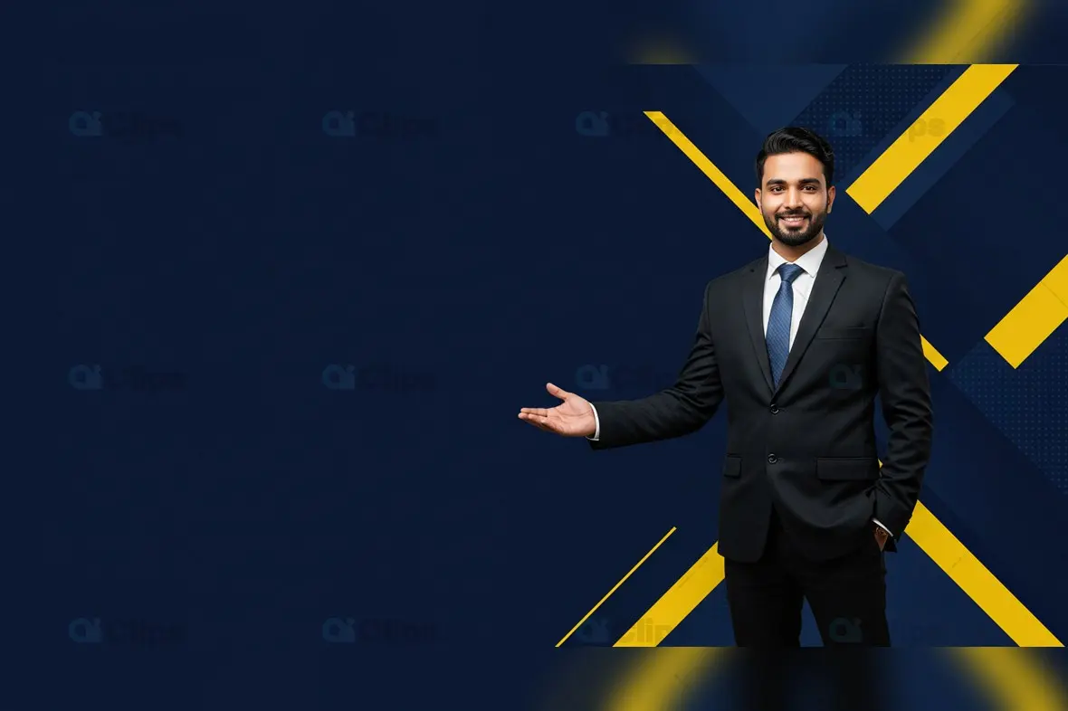 Confident Businessman with Professional Attire