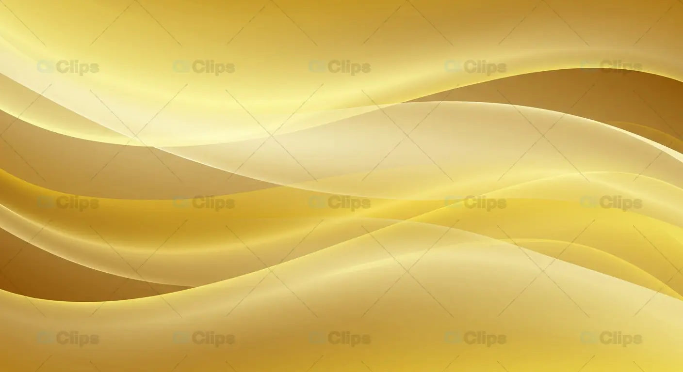 Elegant Golden Abstract Waves Background for Design
