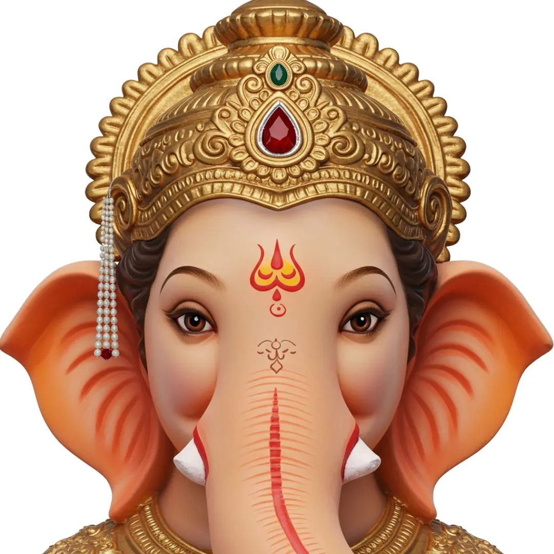 Bejeweled Ganesha Portrait