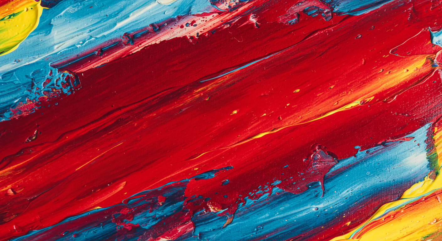 Vibrant Acrylic Paint Stroke Background
