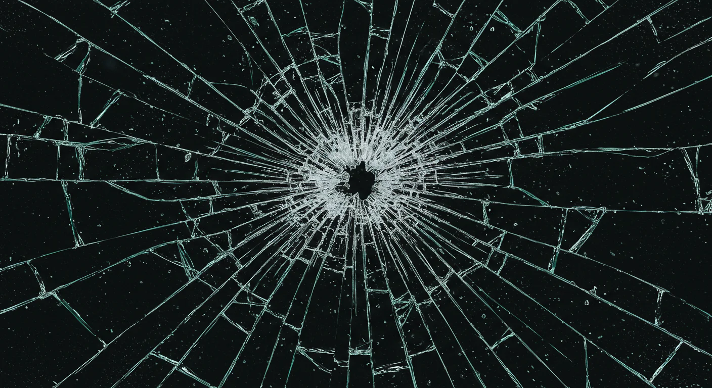 Shattered Glass Hole Texture for Thriller & Action Themes