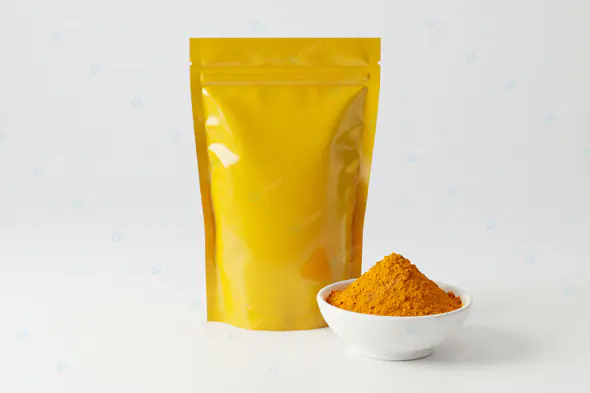 Vibrant Turmeric Packaging Display