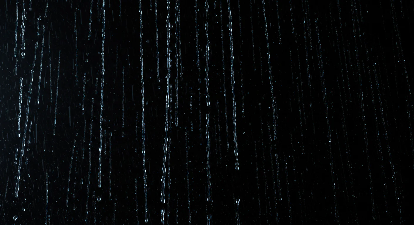Dark Rain Overlay with Sharp Droplets for Atmospheric Effects