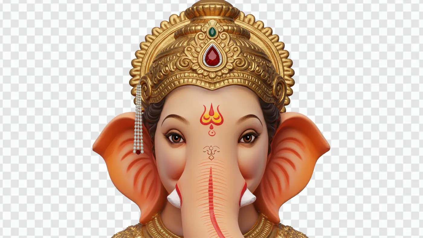 Bejeweled Ganesha Portrait