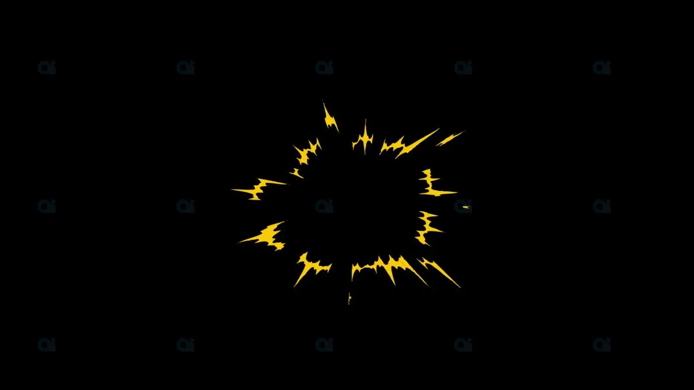 Shock Animatic Electric Shock Burst Animation | AIClips