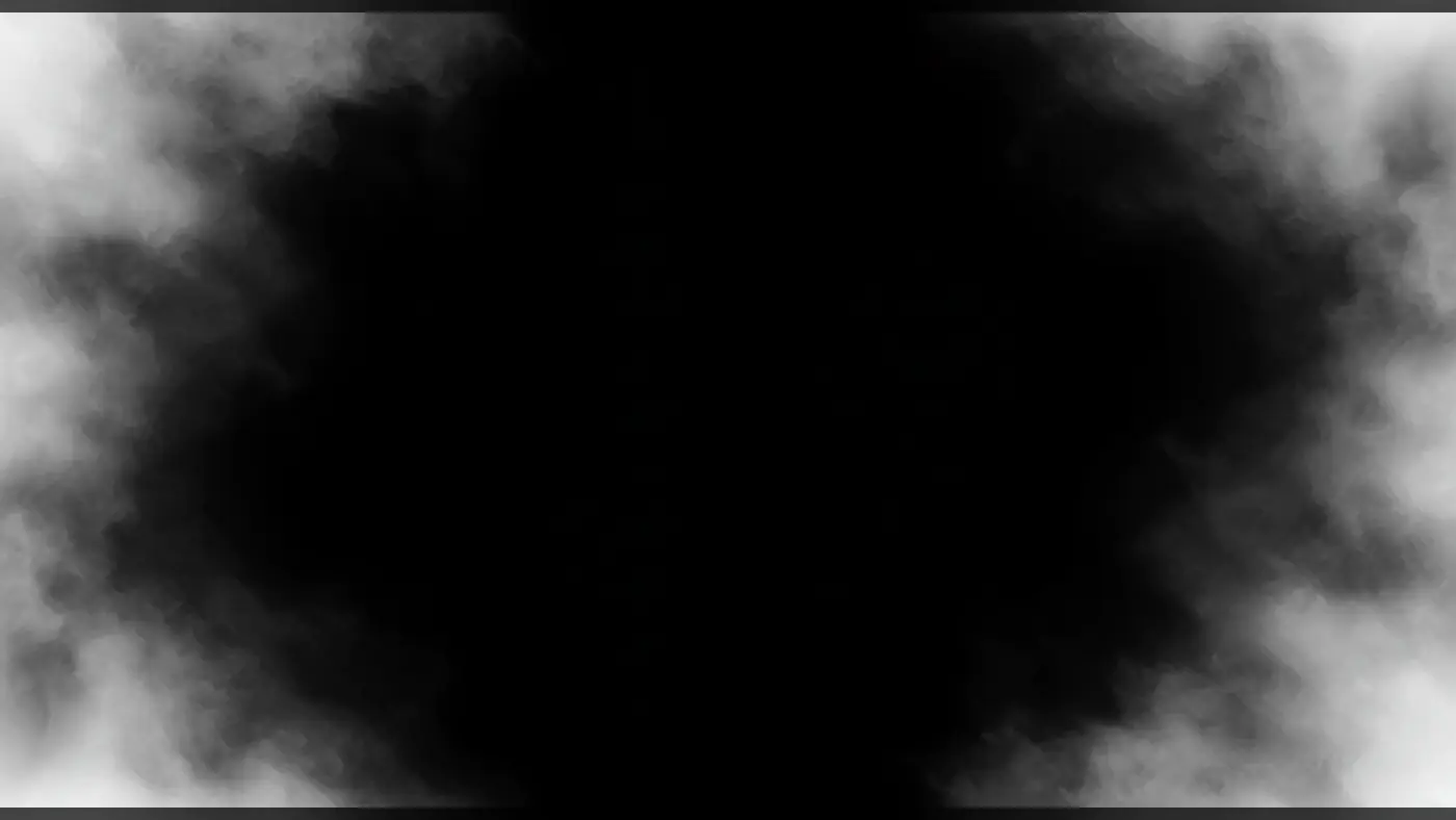 Symmetrical Dark Smoke Border Frame with Central Black Space