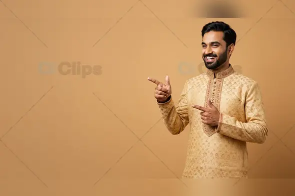 Modern Gentleman in Classic Indian Ensemble