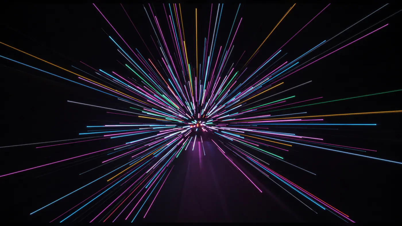 Radiant Neon Burst Texture