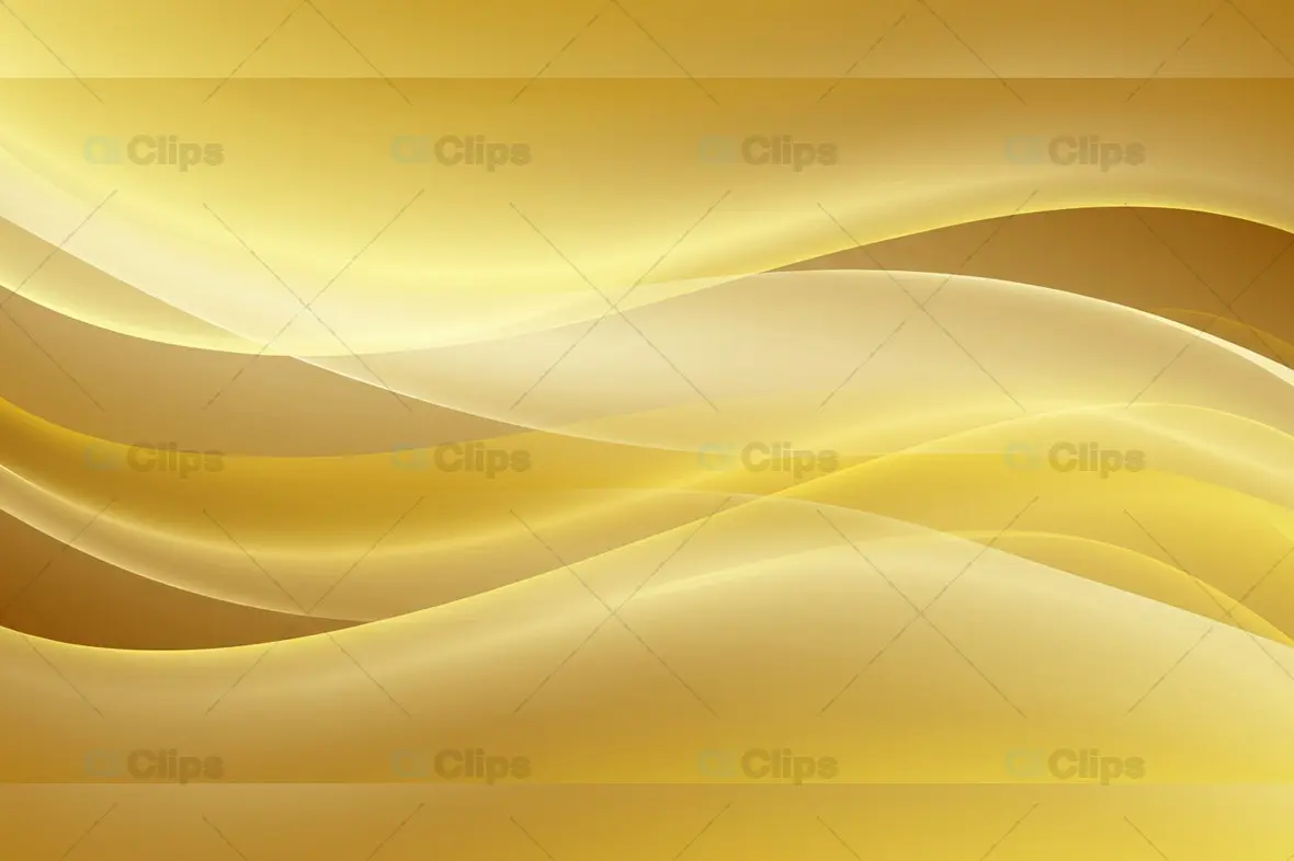 Elegant Golden Abstract Waves Background for Design