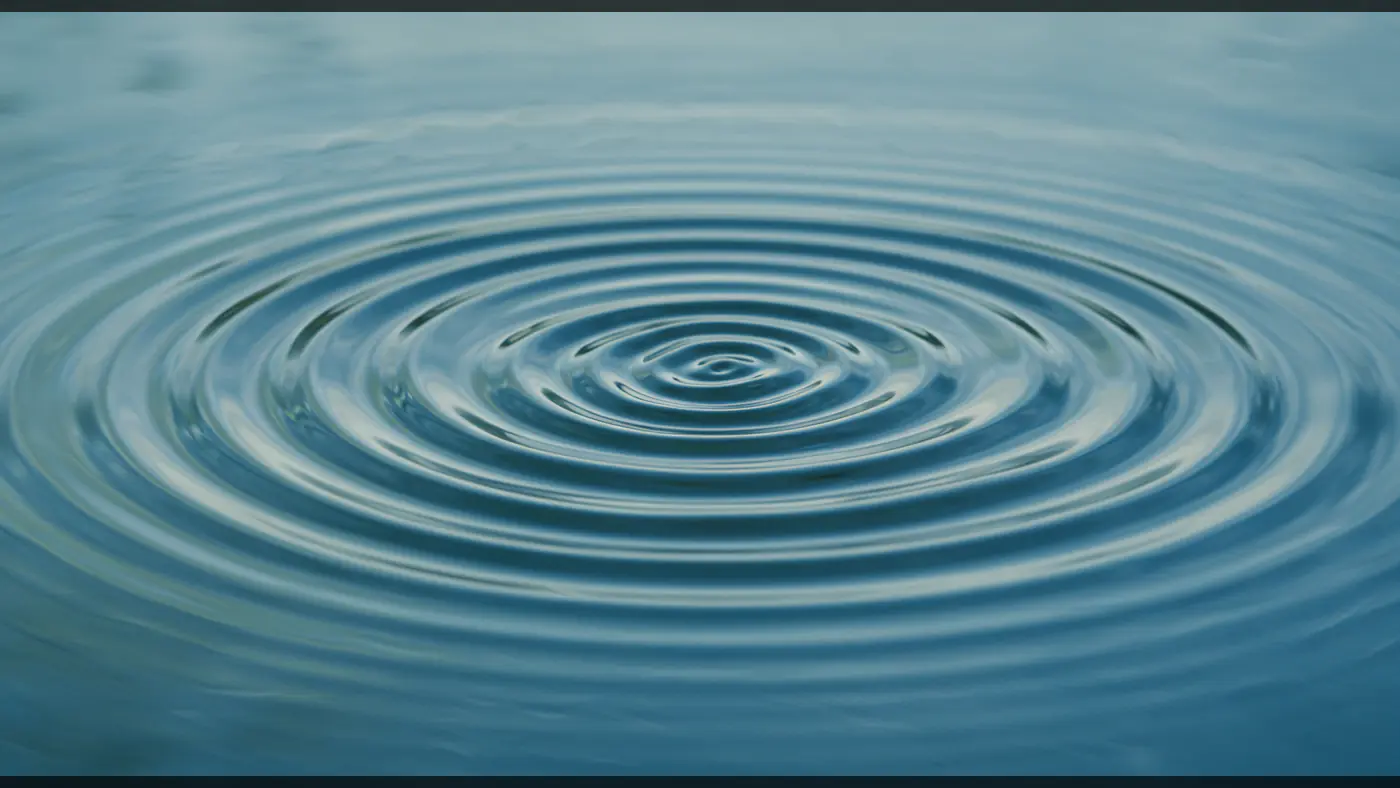 Natural Water Ripple Texture in Soft Blue-Green Tones