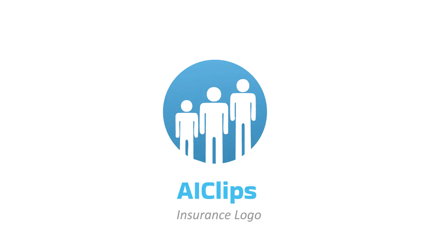 Blue Family Protection Logo for Insurance, Healthcare, and Family-Oriented Services