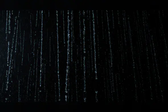 Dark Rain Overlay with Sharp Droplets for Atmospheric Effects