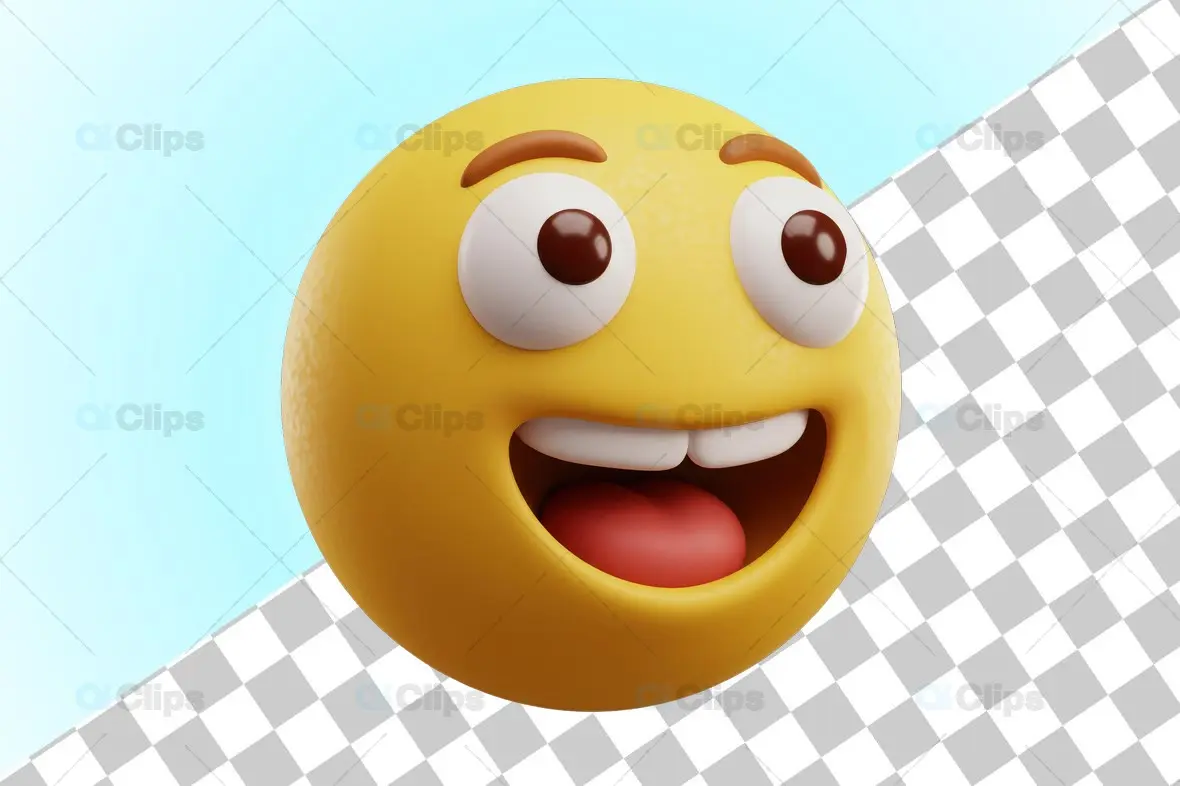 Playful Tongue-Out 3D Emoji