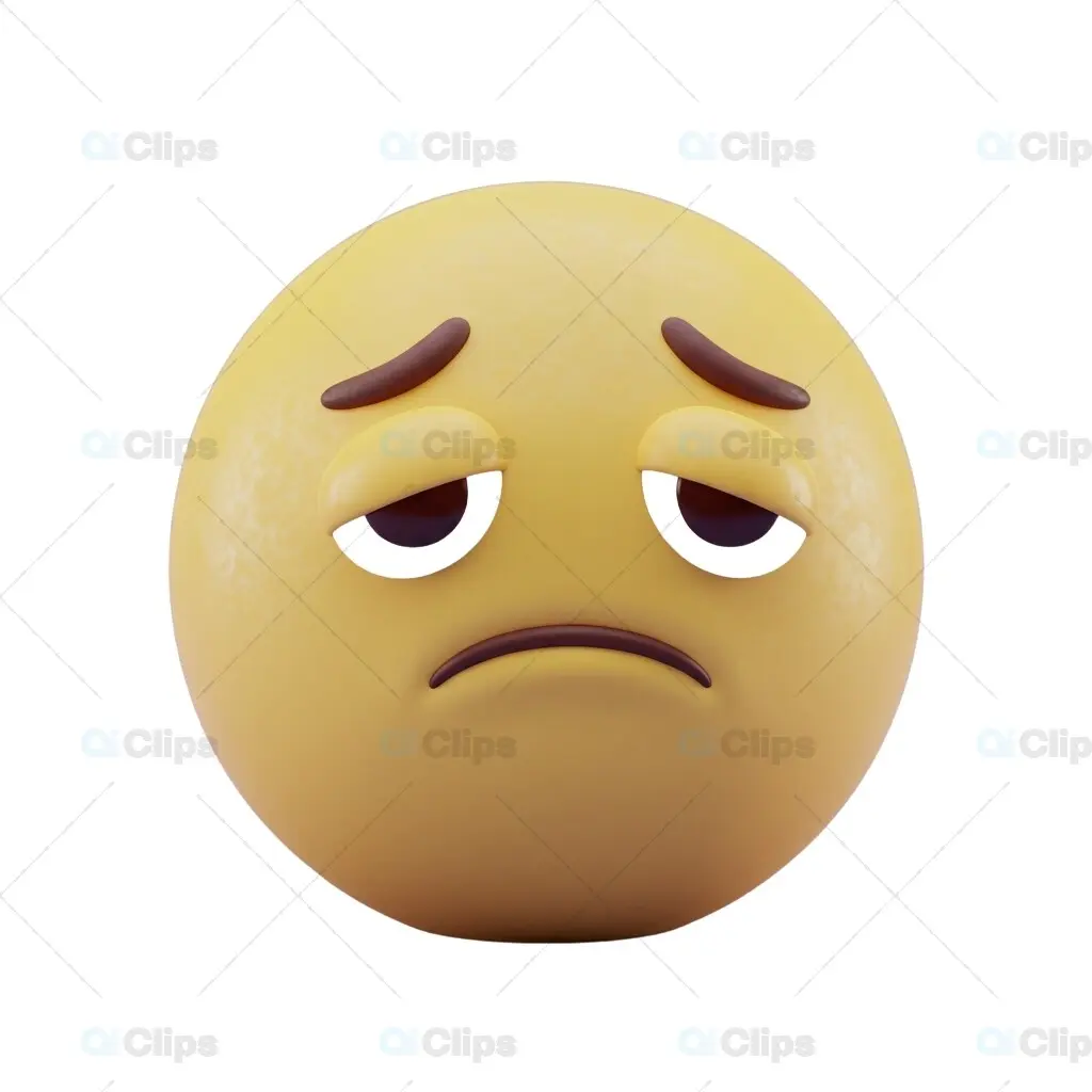 Disappointed Face 3D Emoji