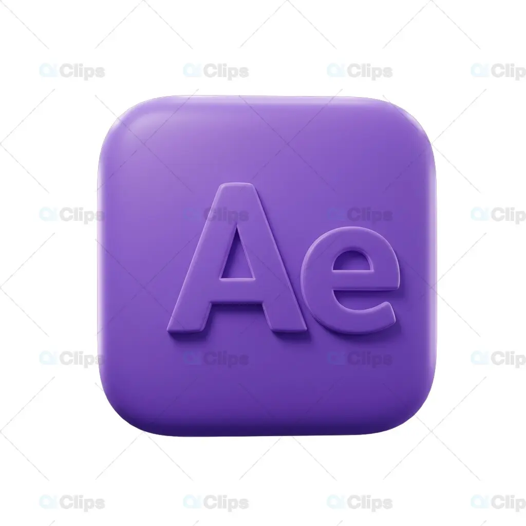 3D After Effects Matte Icon